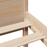 Letto senza Materasso 180x200 cm in Legno Massello di Pino