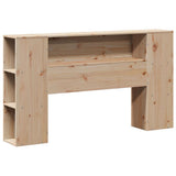 Testiera con Ripiani 160 cm in Legno Massello di Pino