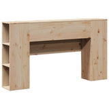 Testiera con Ripiani 160 cm in Legno Massello di Pino