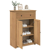 Scarpiera Panama 80x40x114 cm Legno Massello di Pino