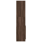 Credenza Rovere Marrone 63x33x140 cm in Truciolato