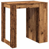 Tavolo da Bar Legno Antico 102x70x103,5 cm in in Truciolato