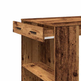 Tavolo da Bar Legno Antico 102x70x103,5 cm in in Truciolato