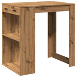 Tavolo Bar Rovere Artigianale 102x70x103,5 cm in Truciolato