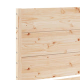Giroletto Extra Lungo senza Materasso 200x210 cm Legno Massello