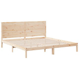 Giroletto Extra Lungo senza Materasso 200x210 cm Legno Massello