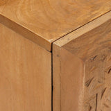 Set di mobili per il bagno 4 pcs Marrone Legno truciolato
