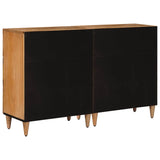 Credenza 2 pcs Naturale 60 x 33 x 75 cm Legno di mango massello