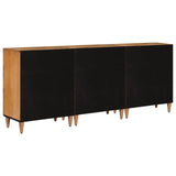 Credenza 3 pcs Naturale 60 x 33,5 x 75 cm