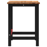 Banco Lavoro Marrone Chiaro 100x60x81,5cm Legno Massello Rovere