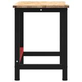 Banco Lavoro 140x60x81,5 cm Legno Massello Rovere