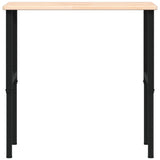 Banco da Lavoro 100x60x(71,5-98) cm Legno Rovere Rettangolare