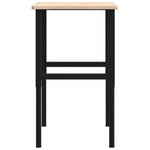 Banco da Lavoro 100x60x(71,5-98) cm Legno Rovere Rettangolare