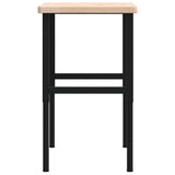 Banco Lavoro 100x60x(73-99,5) cm Legno di Rovere Rettangolare