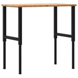 Banco Lavoro Marrone Chiaro 100x60x(71,5-98cm Legno di Rovere
