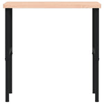 Banco Lavoro 100x60x(73-99,5) cm Legno di Faggio Rettangolare