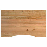 Banco Lavoro Marrone Chiaro 100x60x(71,5-98) cm Legno di Rovere