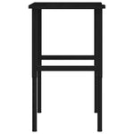 Banco Lavoro Marrone Scuro 100x60x(71,5-98) cm Legno di Rovere