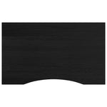 Banco Lavoro Marrone Scuro 100x60x(71,5-98) cm Legno di Rovere