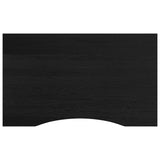 Banco Lavoro Marrone Scuro 100x60x(71,5-98) cm Legno di Rovere