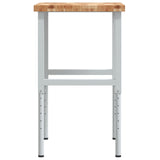 Banco Lavoro 80x60x(73-99,5) cm Legno di Faggio Rettangolare
