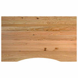 Banco Lavoro Marrone Chiaro 100x60x(71,5-98) cm Legno di Rovere