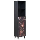 Set di Armadi da Bagno con porta 3 pcs Legno di mango massello
