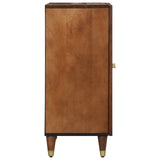 Credenza con cassetto 2 pcs marrone ambrato 60 x 33 x 75 cm