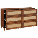Set di Credenze 2 pcs Marrone 60 x 33,5 x 75 cm