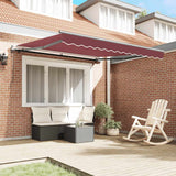 Tenda da Sole Retrattile Automatica Bordò 300x250 cm
