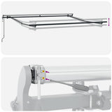 Tenda da Sole Retrattile Automatica Bordò 300x250 cm