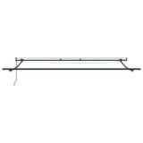 Tenda da Sole Retrattile Automatica con LED Bordò 500x300 cm