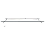 Tenda da Sole Retrattile Automatica con LED Marrone 400x300 cm