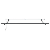Tenda Sole Retrattile Automatica Antracite e Bianco 300x250 cm