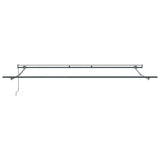 Tenda Sole Retrattile Automatica Antracite e Bianco 400x300 cm