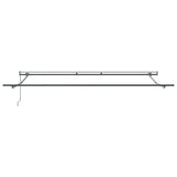 Tenda Sole Retrattile Automatica Antracite e Bianco 500x300 cm