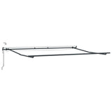 Tenda Retrattile Automatica LED Antracite e Bianco 500x300 cm