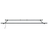 Tenda Retrattile Automatica LED Antracite e Bianco 500x300 cm