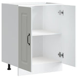 Mobile base lavello Kalmar Bianco 60x46x81,5 cm in Truciolato