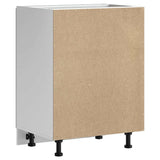 Mobile base lavello Kalmar Bianco 60x46x81,5 cm in Truciolato