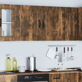 Pensili da cucina 2 pz Kalmar in Legno truciolato Rovere Fumo