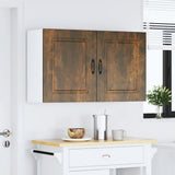 Pensili da cucina 2 pz Kalmar in Legno truciolato Rovere Fumo