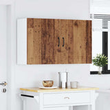 Pensili da cucina 2 pz Kalmar in Legno truciolato Legno Antico