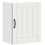 Pensili da cucina 2 pz Lucca in Legno truciolato Bianco