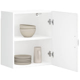 Pensili da cucina 2 pz Lucca in Legno truciolato Bianco