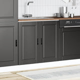 Mobile base lavello Porto Nero 80x46x81,5cm Legno truciolato