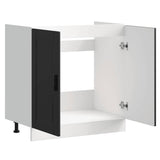Mobile base lavello Porto Nero 80x46x81,5cm Legno truciolato