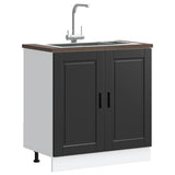 Mobile base lavello Porto Nero 80x46x81,5cm Legno truciolato