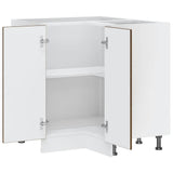 Base ad Angolo Cucina Porto Rovere Marrone in Legno truciolato