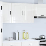 Pensile da Cucina Porto Bianco Lucido in Legno truciolato